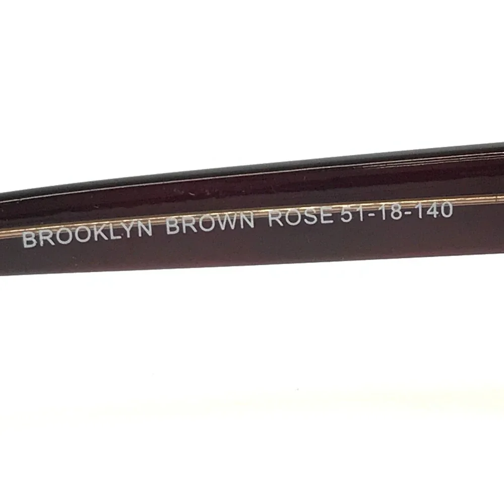 Affordable Designs Eyeglasses Frames BROOKLYN BROWN ROSE Rectangular 51-18-140